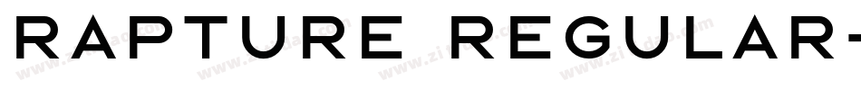 Rapture Regular字体转换